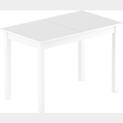 Стол кухонный ЭЛИГАРД Lite белый матовый 110-150х64х76 см (60771)