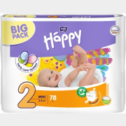 Подгузники BELLA Baby Happy 2 Mini Air 3-6 кг 78 штук (BB-054-MI78-005)