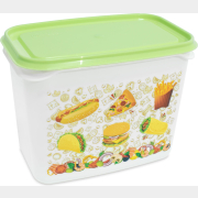 Контейнер пластиковый для пищевых продуктов BEROSSI Good Day 1 л салатовый (ИК55138000)