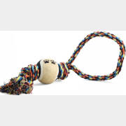 Игрушка для собак TRIOL Веревка с петлей 2 узла и мяч 0141XJ 45 см (12111029)