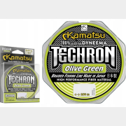 Леска плетеная KAMATSU Techron Olive Green 0,12 мм/100 м (259100012)