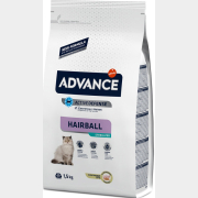 Сухой корм для стерилизованных кошек ADVANCE Hairball Sterilised 1,5 кг (8410650218649)