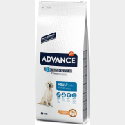 Сухой корм для собак ADVANCE Adult Maxi курица с рисом 18 кг (8410650221588)
