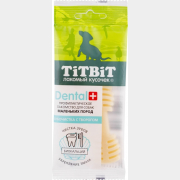 Лакомство для собак TITBIT Dental Зубочистка с творогом 26 г (4690538014066)
