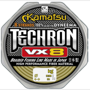 Леска плетеная KAMATSU Techron VX8 0,16 мм/100 м (256100016)