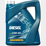 Моторное масло 15W40 минеральное MANNOL Diesel 5 л (99244)