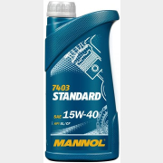 Моторное масло 15W40 минеральное MANNOL Standard 1 л (51606)