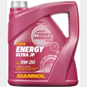 Моторное масло 5W20 синтетическое MANNOL Energy Ultra JP 4 л (99398)