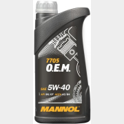 Моторное масло 5W40 синтетическое MANNOL 7705 OEM for Renault Nissan 1 л (99017)