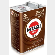 Моторное масло 0W16 синтетическое MITASU Gold Hybrid SN 4 л (MJ-106-4)