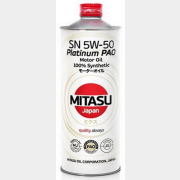 Моторное масло 5W50 синтетическое MITASU Platinum Pao SN 1 л (MJ-113-1)