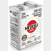 Моторное масло 5W50 синтетическое MITASU Platinum Pao SN 4 л (MJ-113-4)