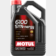 Моторное масло 5W30 полусинтетическое MOTUL 6100 Syn-Nergy 5 л (107972)