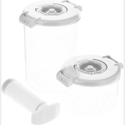 Набор контейнеров для вакуумной упаковки STATUS VAC-RD-Round White