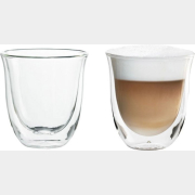 Набор стаканов DELONGHI Cappuccino с двойными стенками 2 штуки 190 мл