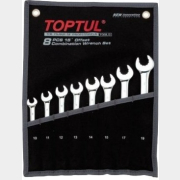 Набор ключей комбинированных 10-19 мм 8 предметов TOPTUL (GPAD0801)