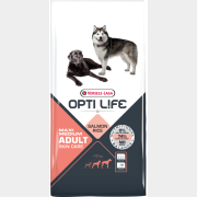 Сухой корм для собак OPTI LIFE Skin Care Medium & Maxi лосось и рис 12,5 кг (431147)