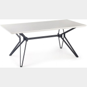 Стол кухонный HALMAR Pascal бело-черный 160х90х76 см (V-CH-PASCAL-ST-160)