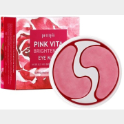 Патчи под глаза PETITFEE Pink Vita Brightening Eye Patch Hyaluron 60 штук (8809508850498)