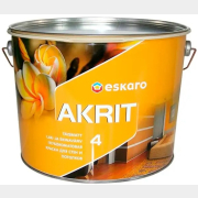 Краска акрилатная ESKARO Akrit 4 для стен и потолков 9,5 л
