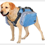 Шлея-сумка для собак CAMON L 58-88 см синий/серый (DC361)