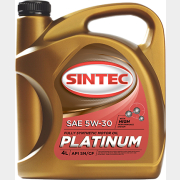 Моторное масло 5W30 синтетическое SINTEC Platinum 4 л (801939)