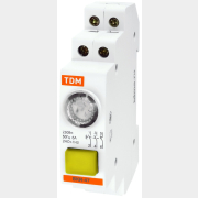 Выключатель кнопочный TDM ВКИ-47 2НО;1НЗ желтый (SQ0214-0004)