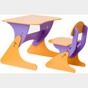 Набор детской мебели СТОЛИКИ ДЕТЯМ Буслик фиолетово-оранжевый (Б-ФО)