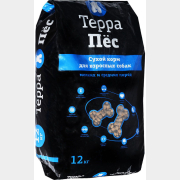 Сухой корм для собак ТЕРРА ПЕС Для мелких и средних пород 12 кг (TRK016)