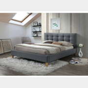 Кровать полуторная SIGNAL Texas серый 140х200 см (TEXAS140SZ)
