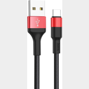 Кабель HOCO X26 USB-C черный/красный