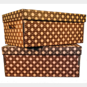 Набор коробок картонных KARDECO 515х330х210 мм темно-коричневый 2 штуки (GFK001g)
