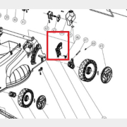Рычаг регулировки высоты скашивания для газонокосилки ECO LM-3817M (297-7A10401)