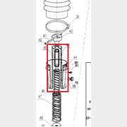 Цилиндр пружины для виброплиты BIM TR70D (SG70R024)