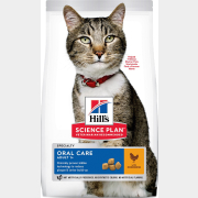 Сухой корм для кошек HILL'S Science Plan Adult Oral Care курица 1,5 кг (52742752204)