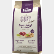 Сухой корм для пожилых собак BOSCH PETFOOD Soft Senior Land-Ziege & Kartoffel коза с картофелем 1 кг (4015598011457)