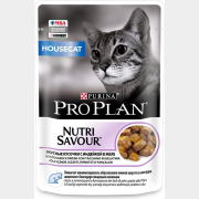 Влажный корм для кошек PURINA PRO PLAN Nutrisavour Housecat индейка в желе пауч 85 г (7613035349711)