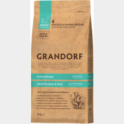 Сухой корм для собак GRANDORF Probiotic Adult Medium&Maxi 4 Meat 10 кг (5407007851133)