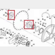 Фланец диска для бензореза BIM GC3540 (YD650.3-24602)