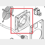 Вентилятор 12VDC для сварочного аппарата SOLARIS MMA-143, 163EM (30712053)