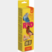 Лакомство для птиц RIO Палочки с яйцом и ракушечником 2х40 г (4602533784349)