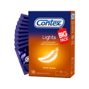 Презервативы CONTEX Lights Особо тонкие 18 штук (9250435455)