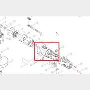 Корпус статора для болгарки MOLOT MAG1106 (AG-115D-21)