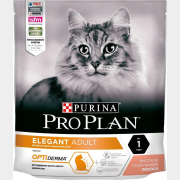 Сухой корм для кошек PURINA PRO PLAN Elegant лосось 0,4 кг (7613036546867)