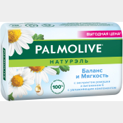 Мыло туалетное PALMOLIVE Натурэль Баланс и мягкость С экстрактом ромашки и витамином E 150 г (8693495052788)