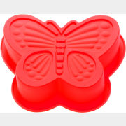Форма для выпечки силиконовая бабочка16,5х13,5х3,5 см PERFECTO LINEA красная (20-001315)
