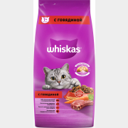 Сухой корм для кошек WHISKAS Вкусные подушечки с паштетом говядина 5 кг (4660085512902)