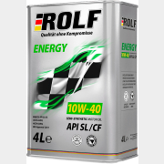 Моторное масло 10W40 полусинтетическое ROLF Energy 4 л (322227)