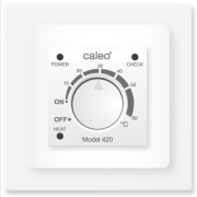 Терморегулятор CALEO 420 c адаптерами белый