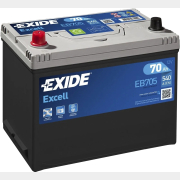 Аккумулятор автомобильный EXIDE Excell 70 А·ч (EB705)